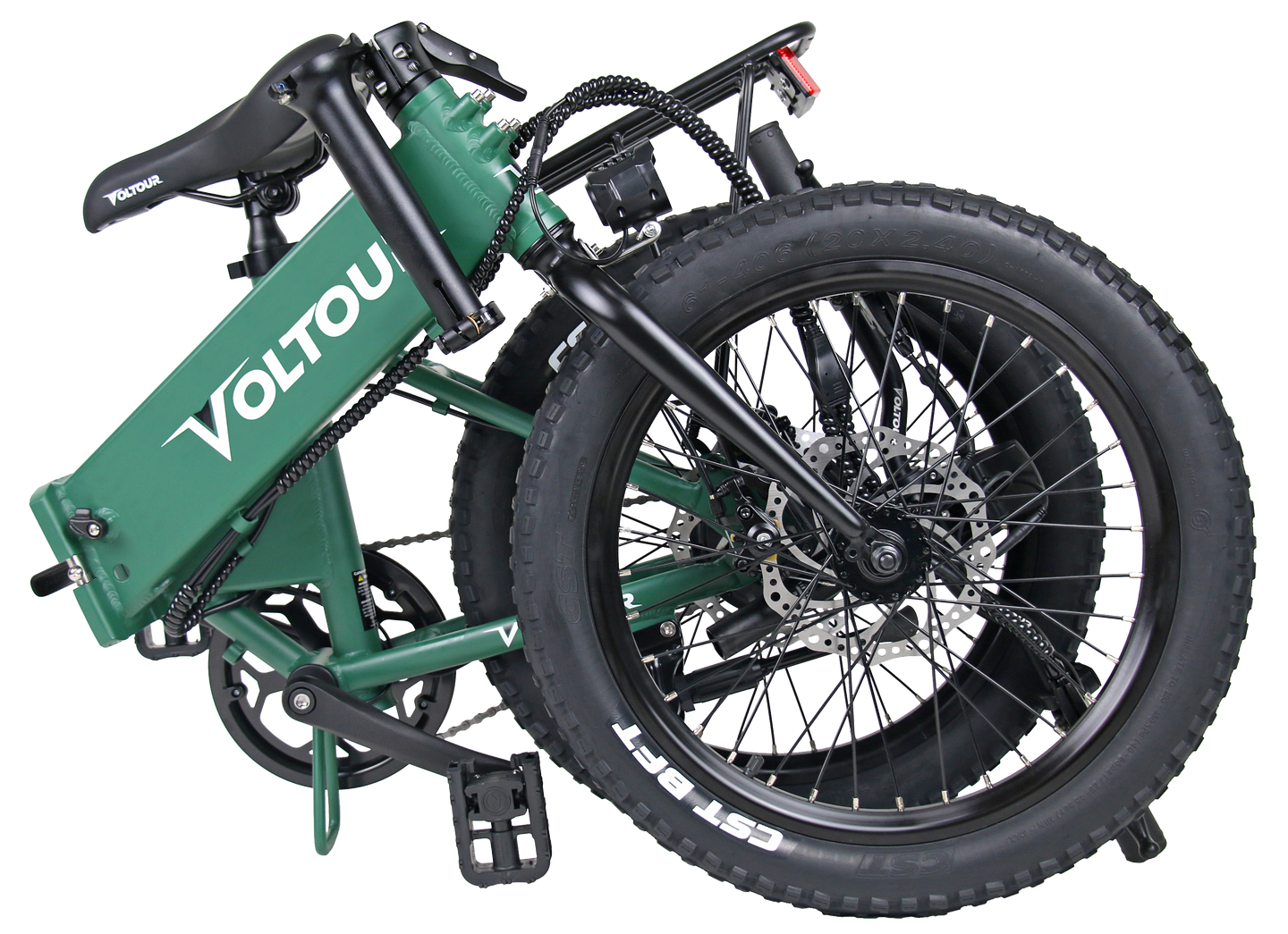 300 Watt Foldable Electric Bike with Step Over Frame - Trailrider